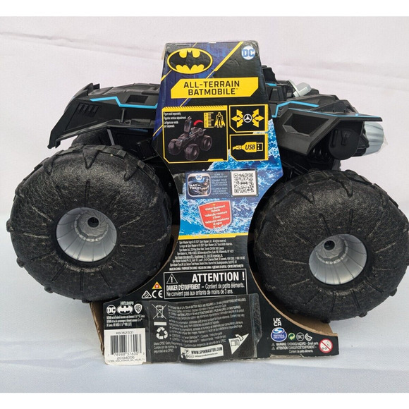 DC Batman, All-Terrain Batmobile Remote Control Vehicle Car Drives On Water R/C - Picture 2 of 5